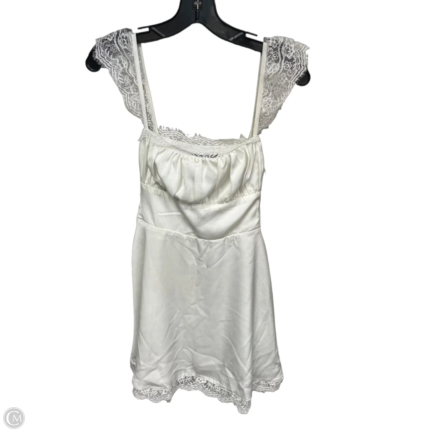 Dress Casual Short By Forever 21 In Ivory, Size: L