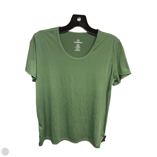 Top Short Sleeve Basic By Clothes Mentor In Green, Size: L
