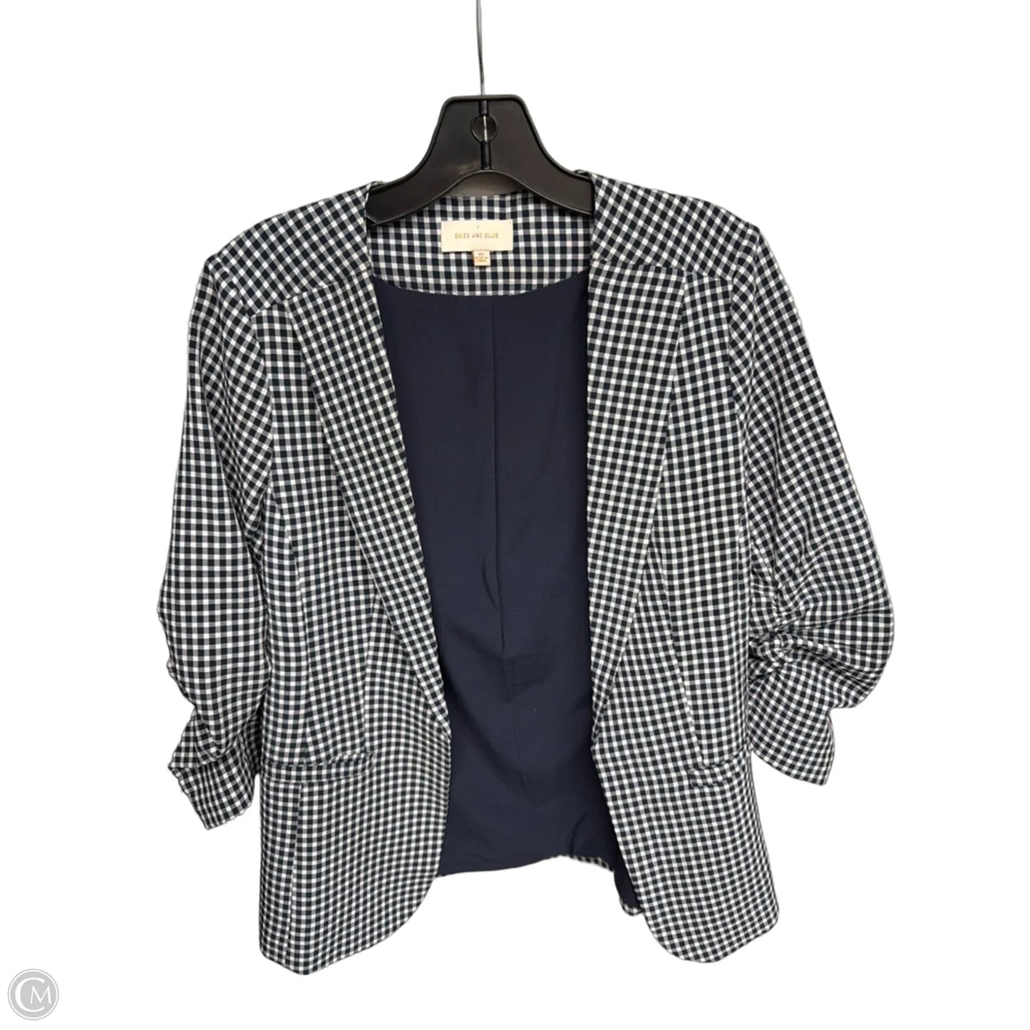 Blazer By Skies Are Blue In Blue & White, Size: Xs