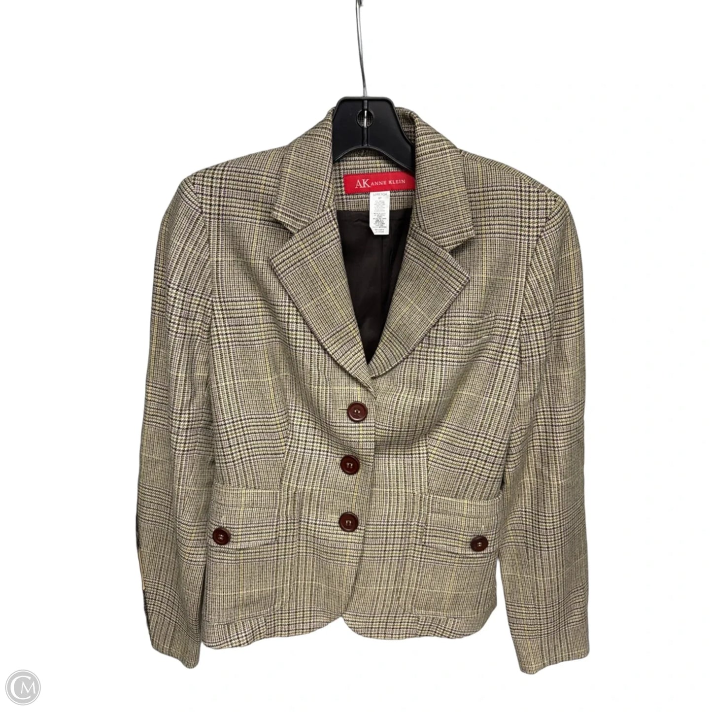 Blazer By Anne Klein In Brown, Size: 4p