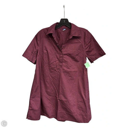 Dress Casual Short By Old Navy In Maroon, Size: Xsp