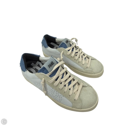 Shoes Sneakers By P448 In Blue & White, Size: 8