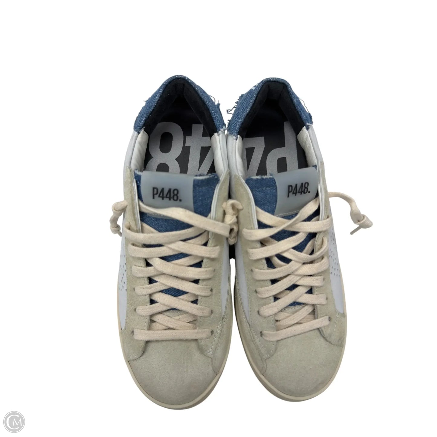 Shoes Sneakers By P448 In Blue & White, Size: 8