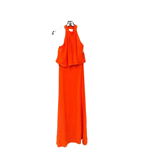 Dress Casual Maxi By H&m In Orange, Size: 4