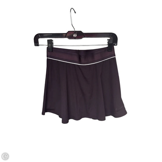 Athletic Skort By Nike In Purple, Size: Xs
