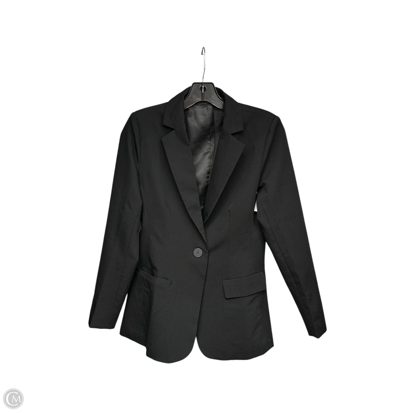 Blazer By Clothes Mentor In Black, Size: S