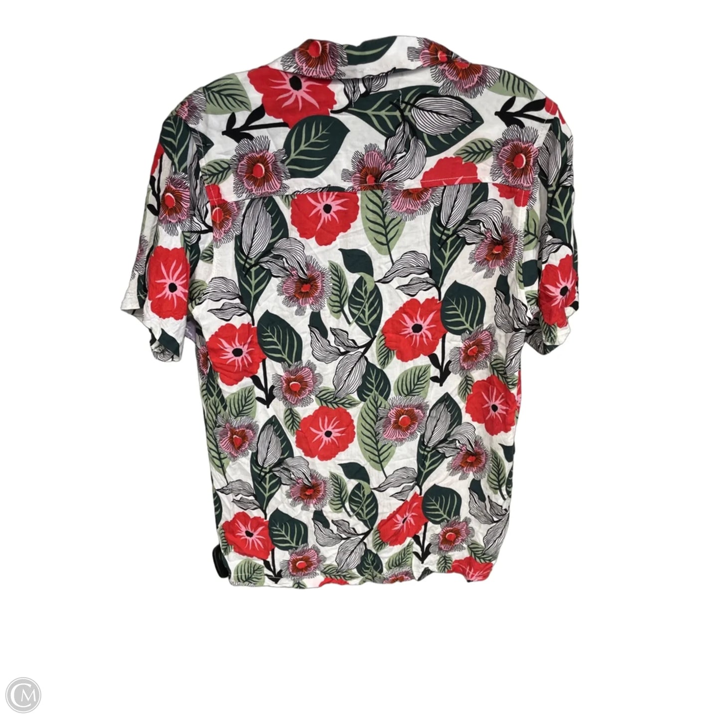 Top Short Sleeve By Lola In Floral Print, Size: M