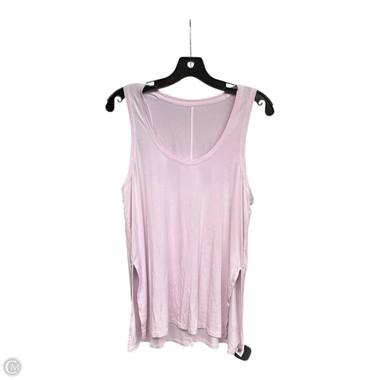 Athletic Tank Top By Lululemon In Pink, Size: M