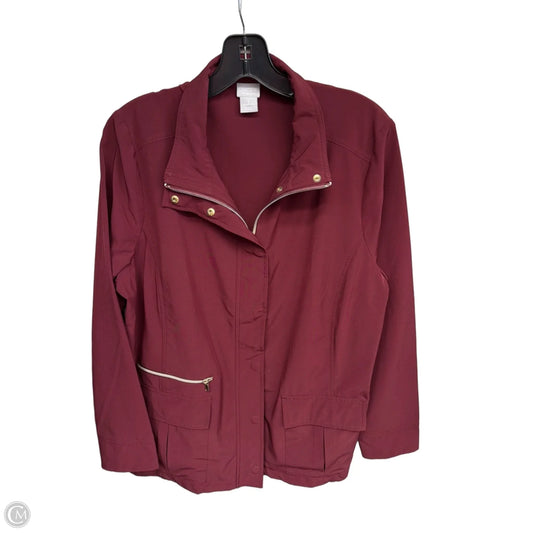 Jacket Other By Chicos In Red, Size: L