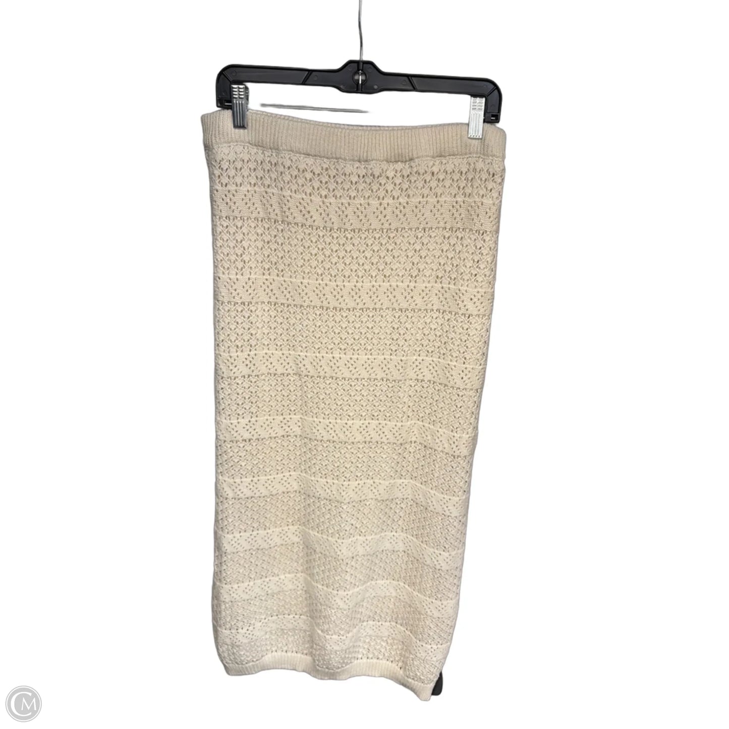 Skirt Midi By Freshman In Cream, Size: Xxsp