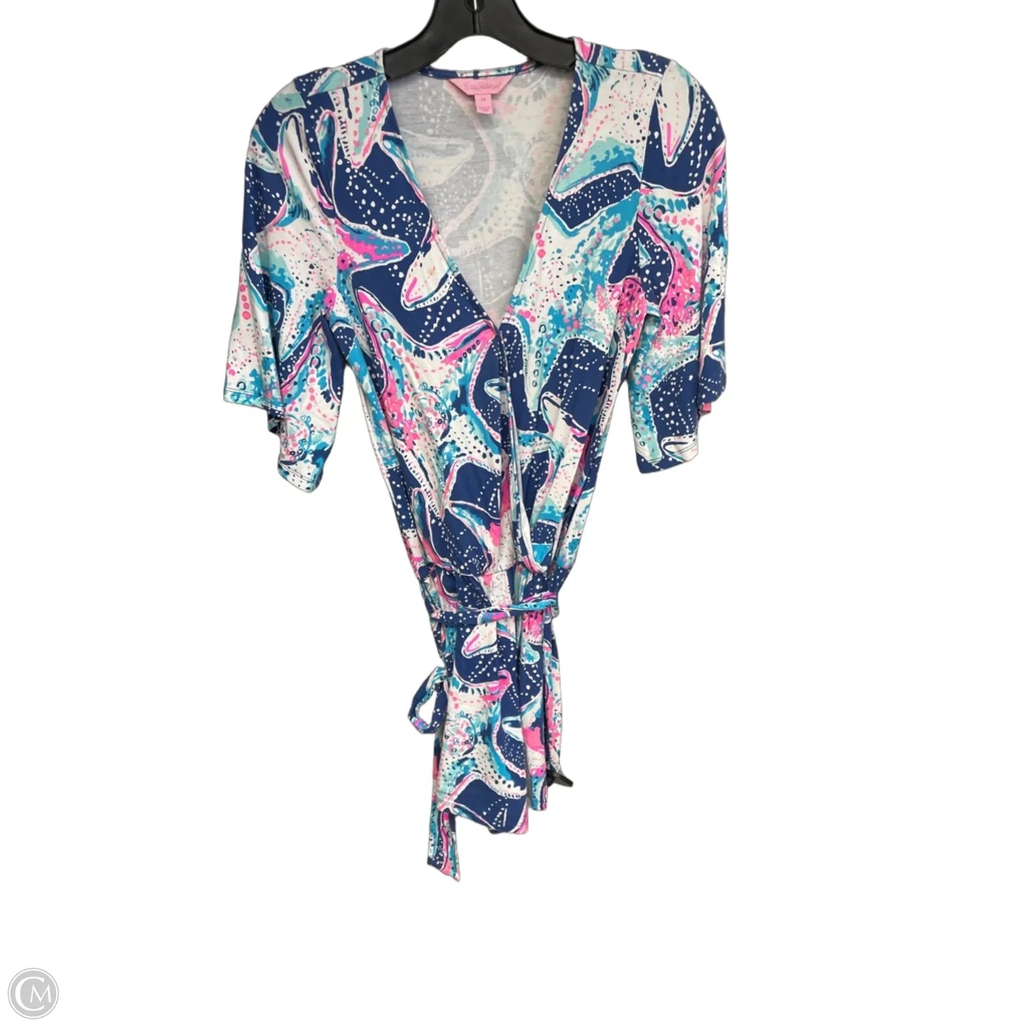 Dress Casual Short By Lilly Pulitzer In Blue & White, Size: Xs