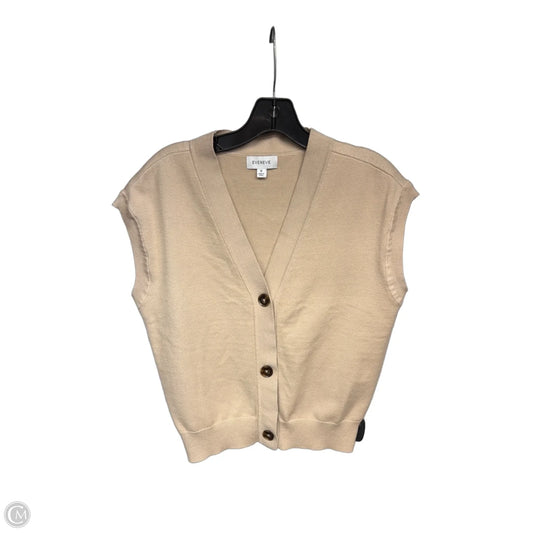 Top Sleeveless By Evereve In Tan, Size: M