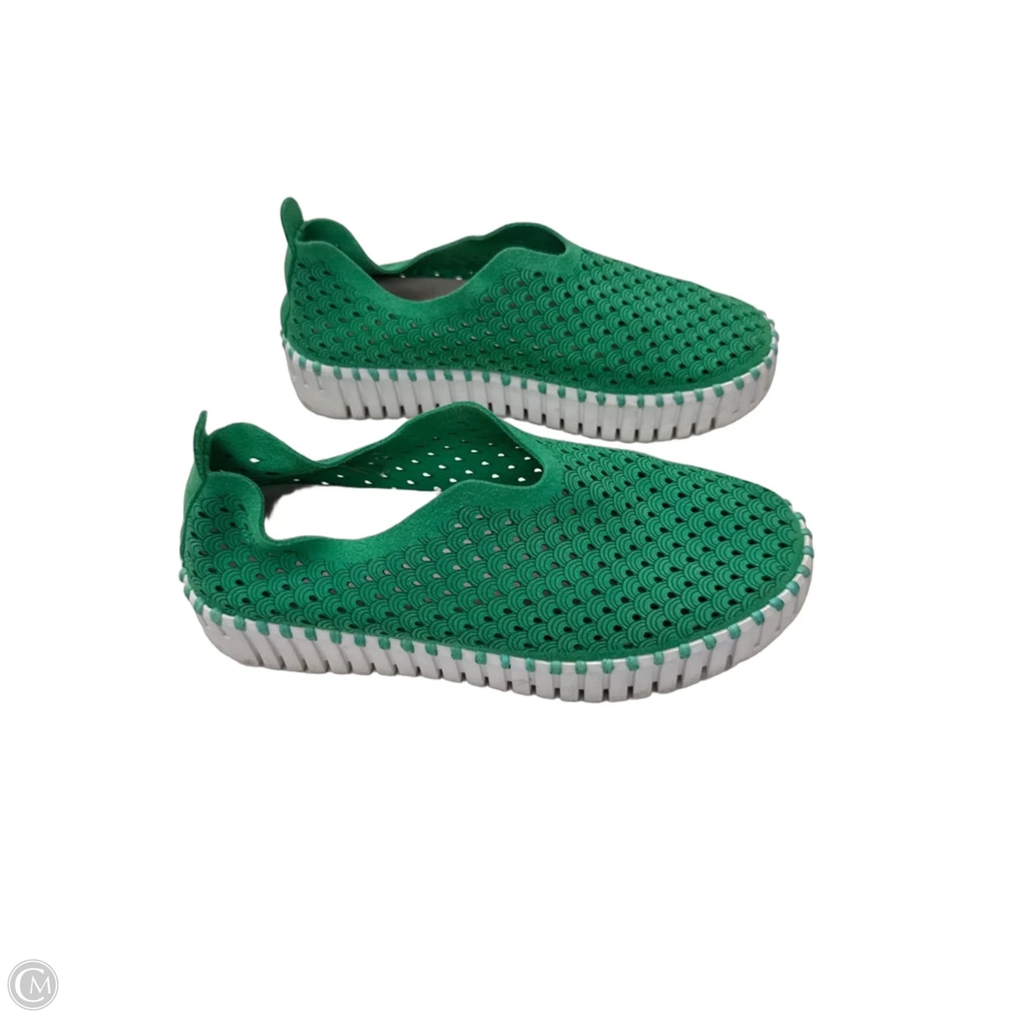 Shoes Flats By Clothes Mentor In Green, Size: 8