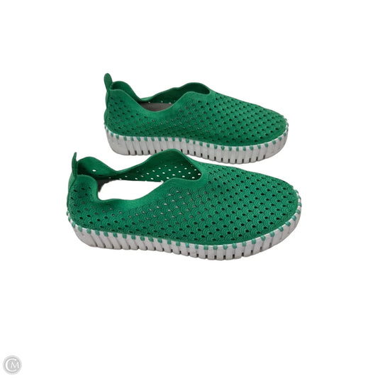 Shoes Flats By Clothes Mentor In Green, Size: 8