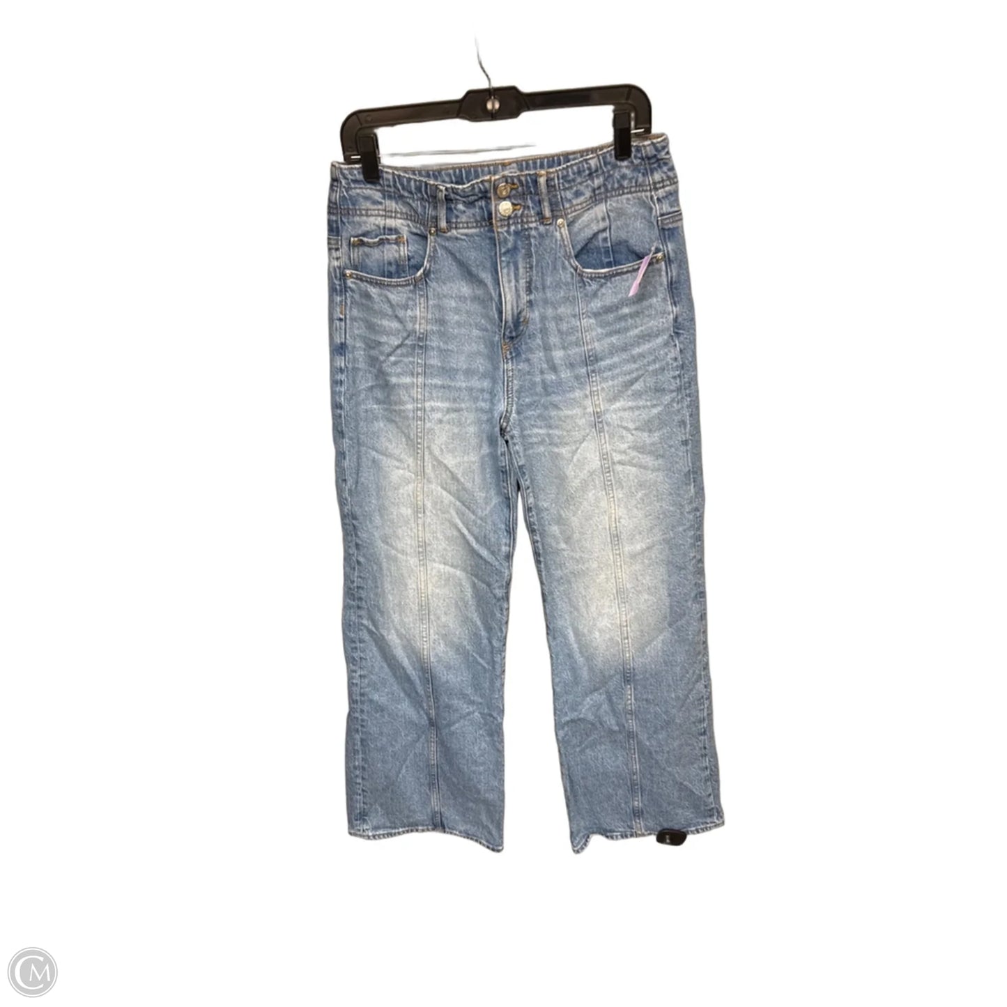Jeans Wide Leg By Loft In Blue Denim, Size: 6