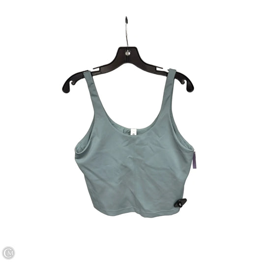 Athletic Tank Top By Lululemon In Green, Size: 12