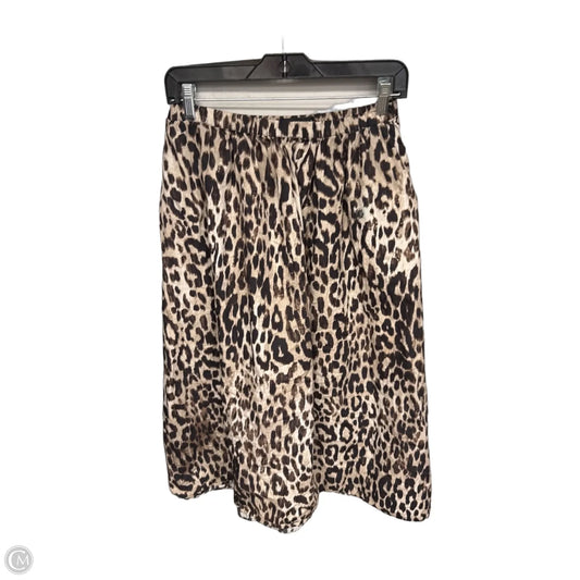 Skirt Midi By Simply Vera In Animal Print, Size: S