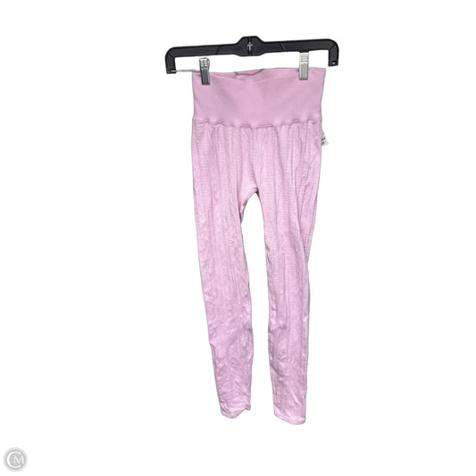 Athletic Leggings By Alo In Pink, Size: S