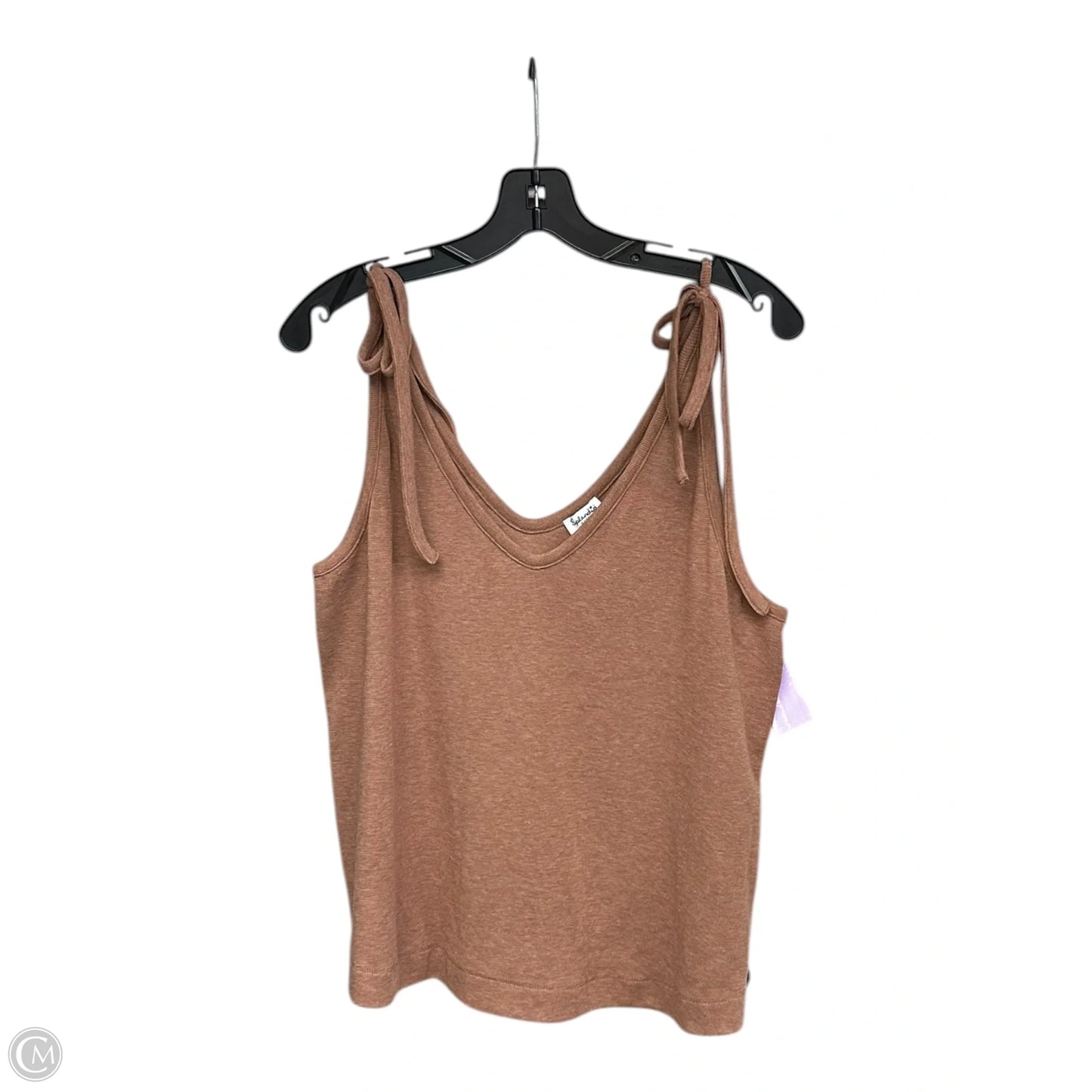 Top Sleeveless By Splendid In Orange, Size: Xl