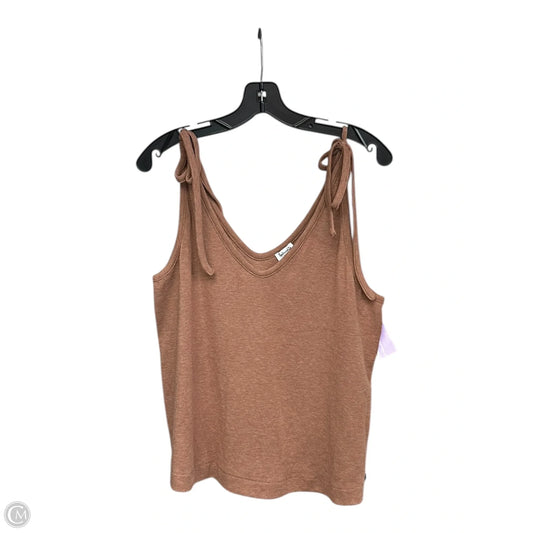 Top Sleeveless By Splendid In Orange, Size: Xl