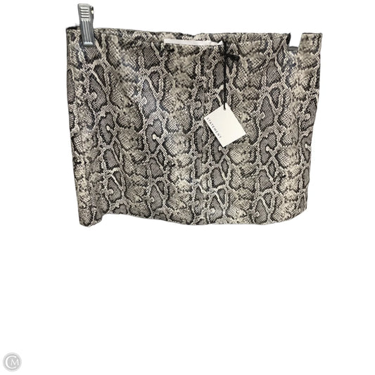 Skirt Mini & Short By Clothes Mentor In Snakeskin Print, Size: S