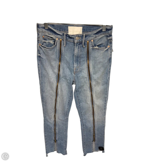 Jeans Straight By Mother In Blue Denim, Size: 6