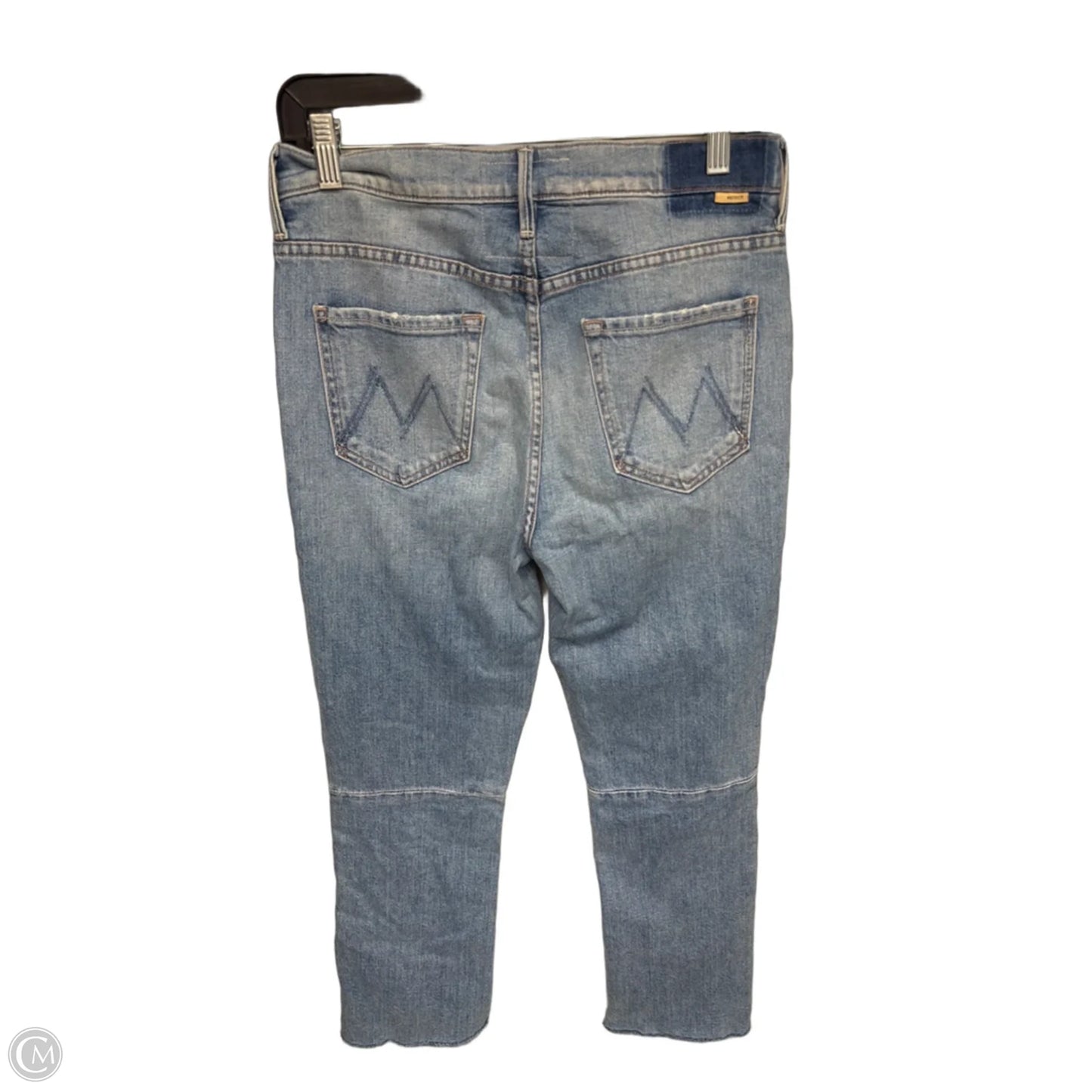 Jeans Straight By Mother In Blue Denim, Size: 6