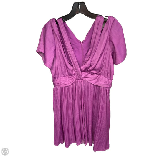 Dress Casual Short By Anthropologie In Purple, Size: 8