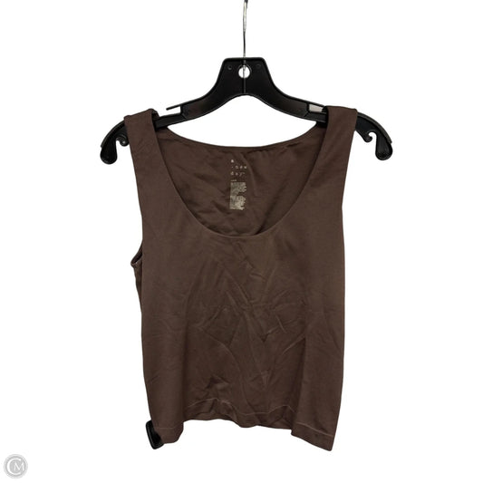 Tank Top By A New Day In Brown, Size: L