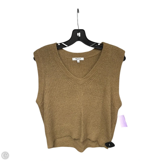 Top Sleeveless By Madewell In Brown, Size: L