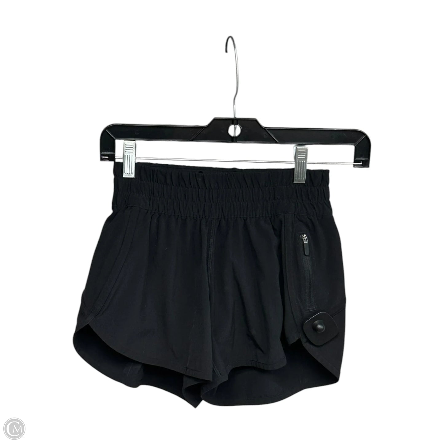 Athletic Shorts By Lululemon In Black, Size: 4