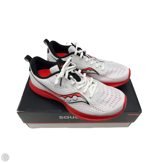 Shoes Athletic By Saucony In Red & White, Size: 9.5