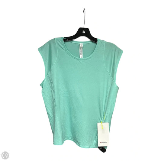 Athletic Tank Top By Lululemon In Green, Size: 12