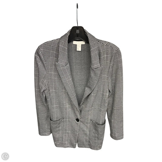 Blazer By H&m In Black & White, Size: 4