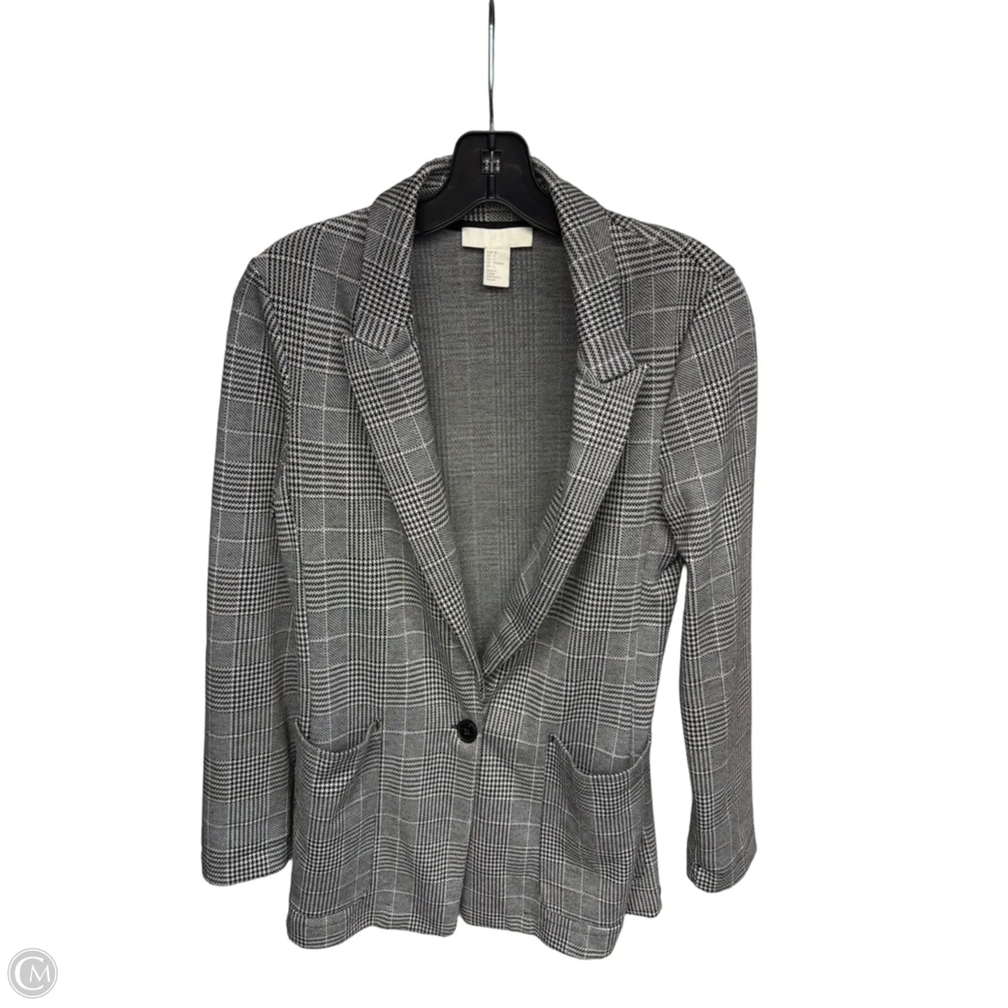 Blazer By H&m In Black & White, Size: 4