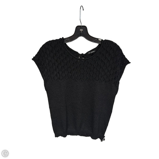 Top Short Sleeve By Clothes Mentor In Black, Size: M