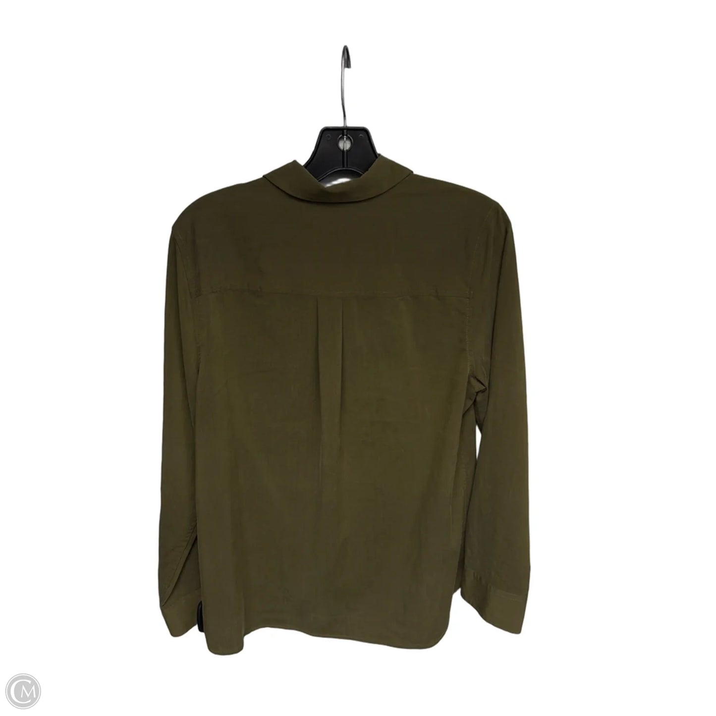 Top Long Sleeve By Chicos In Green, Size: M
