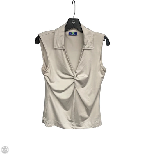 Top Sleeveless By Clothes Mentor In Tan, Size: L