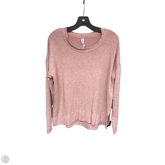 Sweatshirt Crewneck By Athleta In Pink, Size: L