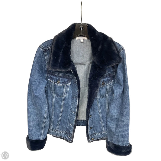 Jacket Denim By Good American In Blue, Size: S