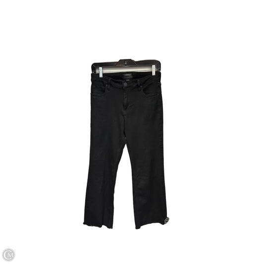 Jeans Cropped By Kut In Black, Size: 4