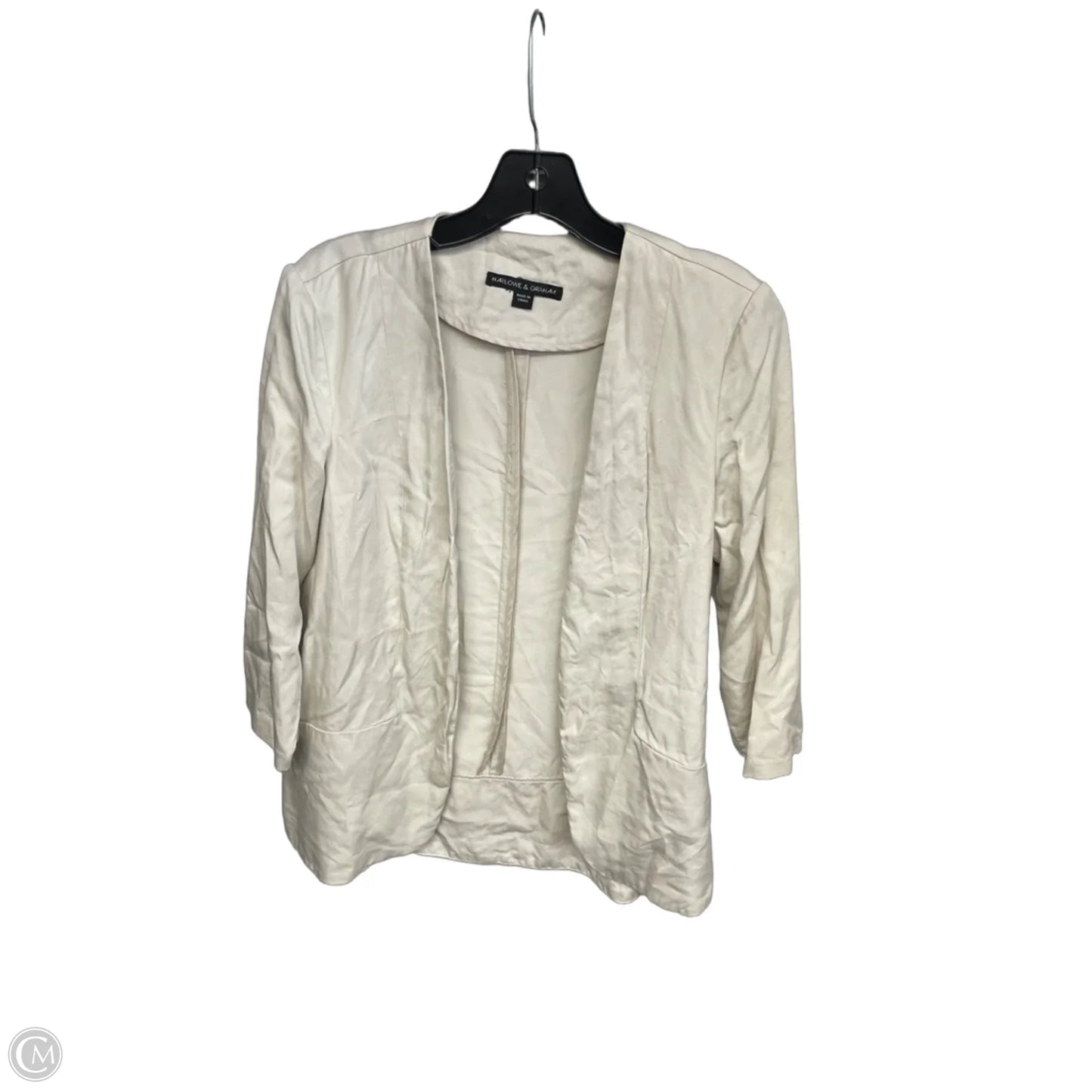 Blazer By Harlowe & Graham In Beige, Size: S