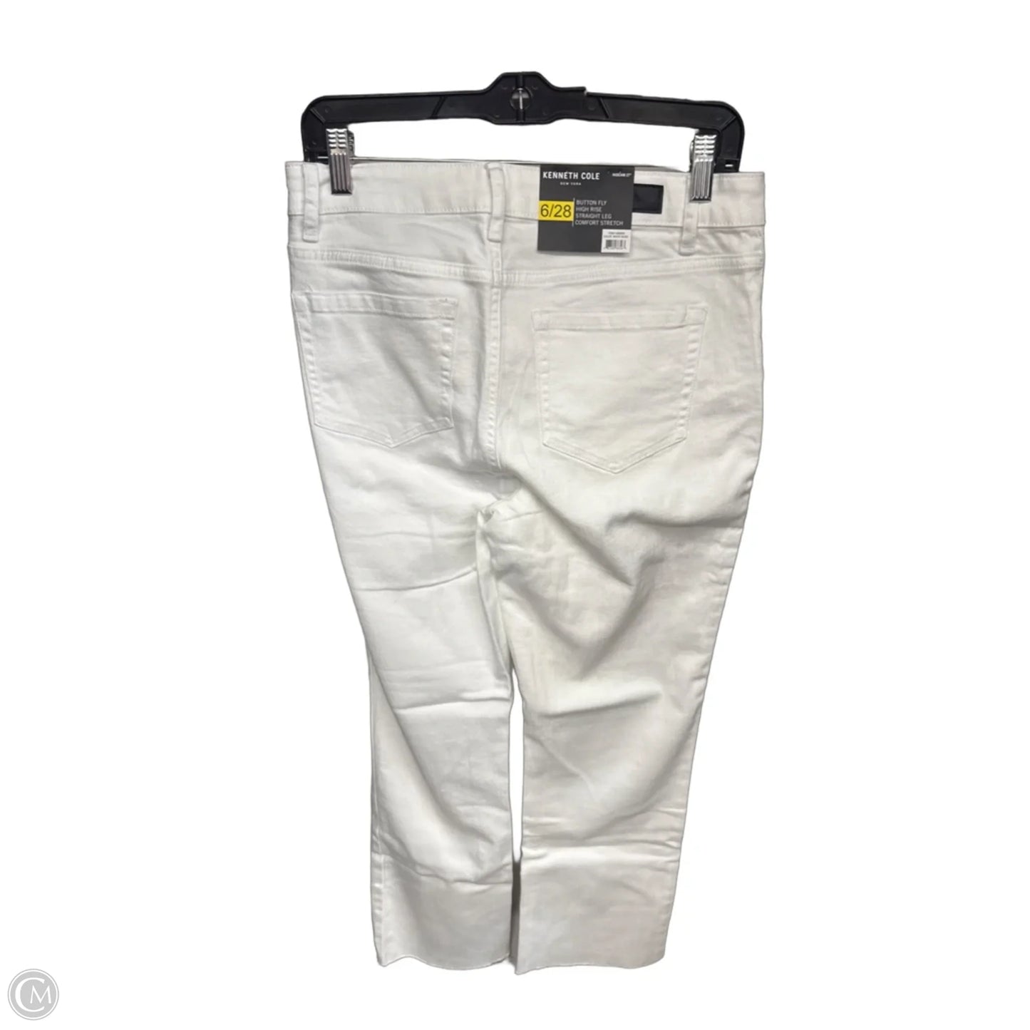 Jeans Straight By Kenneth Cole In White, Size: 6