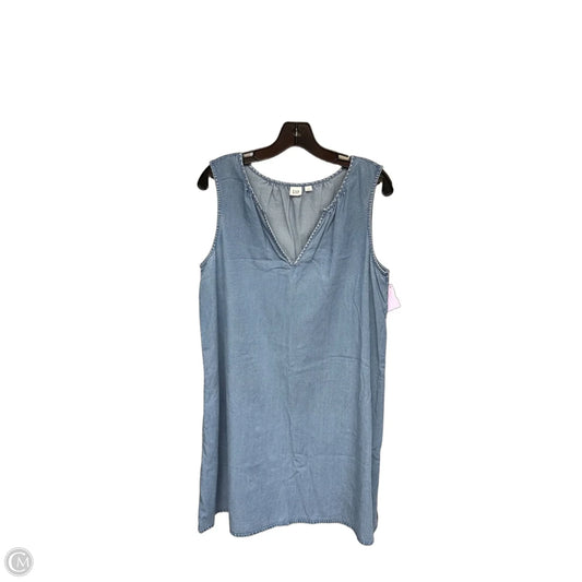 Dress Casual Short By Gap In Blue Denim, Size: L