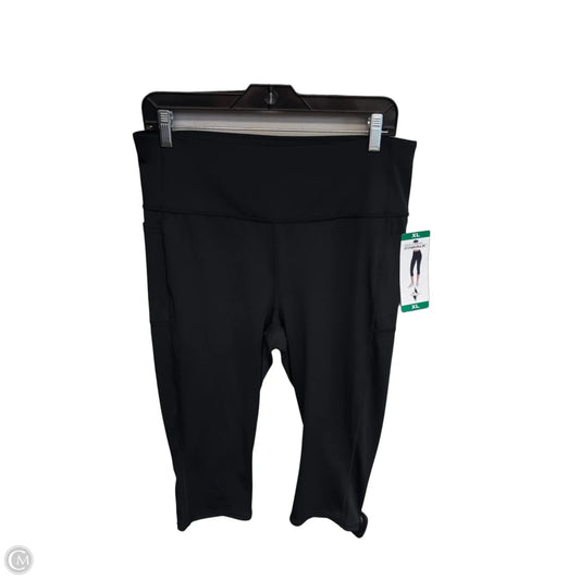 Athletic Capris By Skechers In Black, Size: Xl