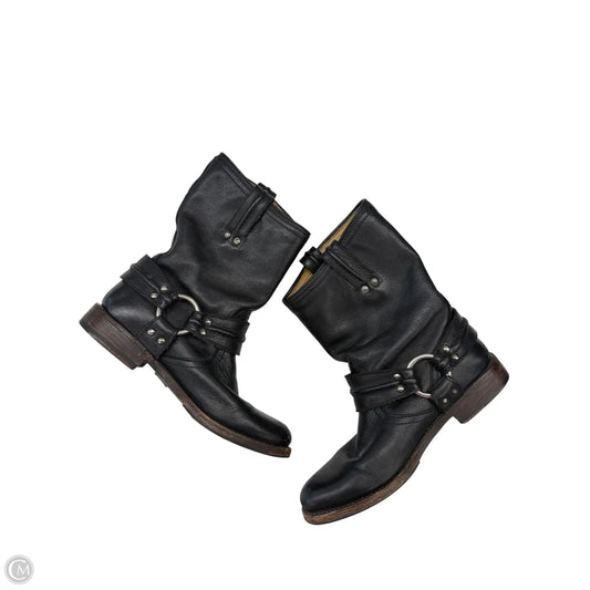 Boots Designer By Frye In Black, Size: 6.5