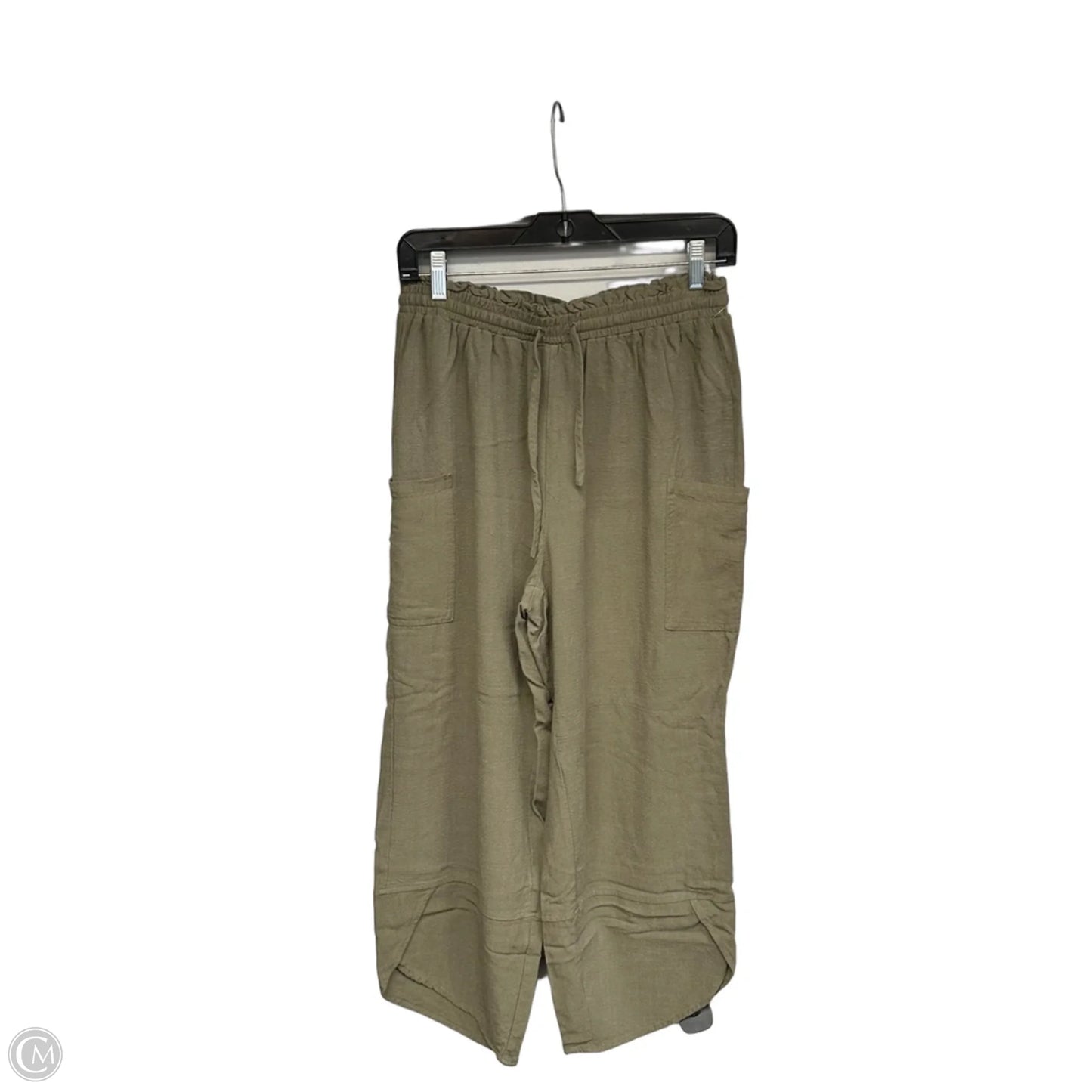 Pants Cropped By Clothes Mentor In Green, Size: M