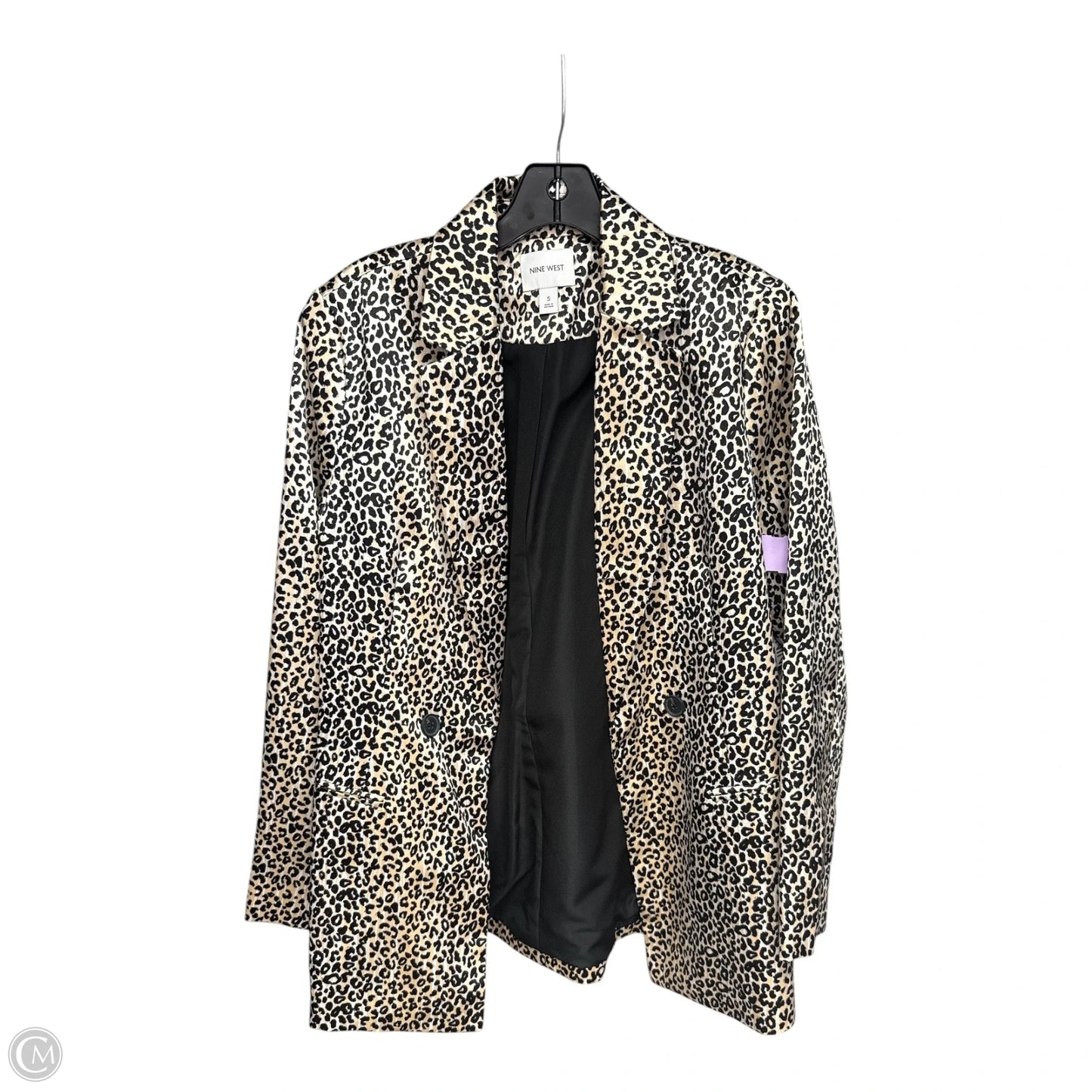 Blazer By Nine West In Animal Print, Size: S
