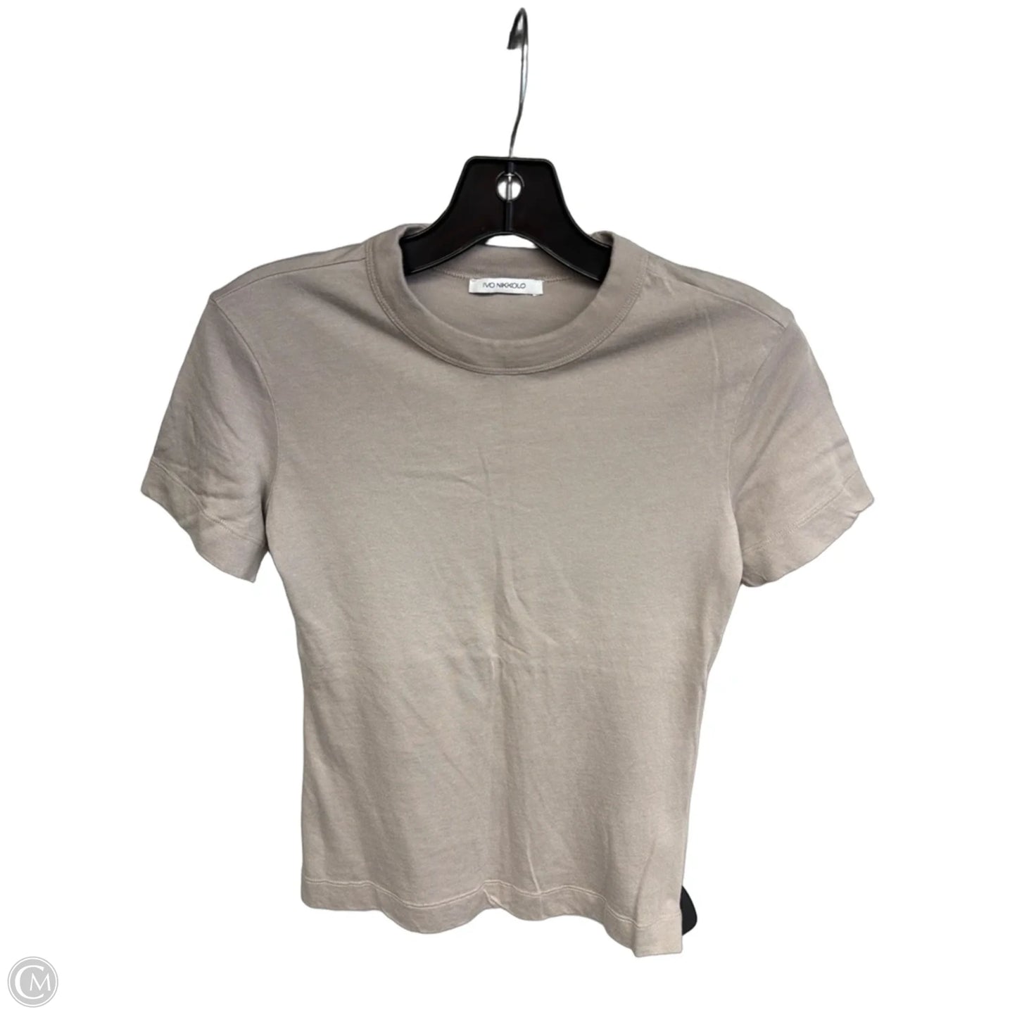 Top Short Sleeve By Clothes Mentor In Taupe, Size: Xs