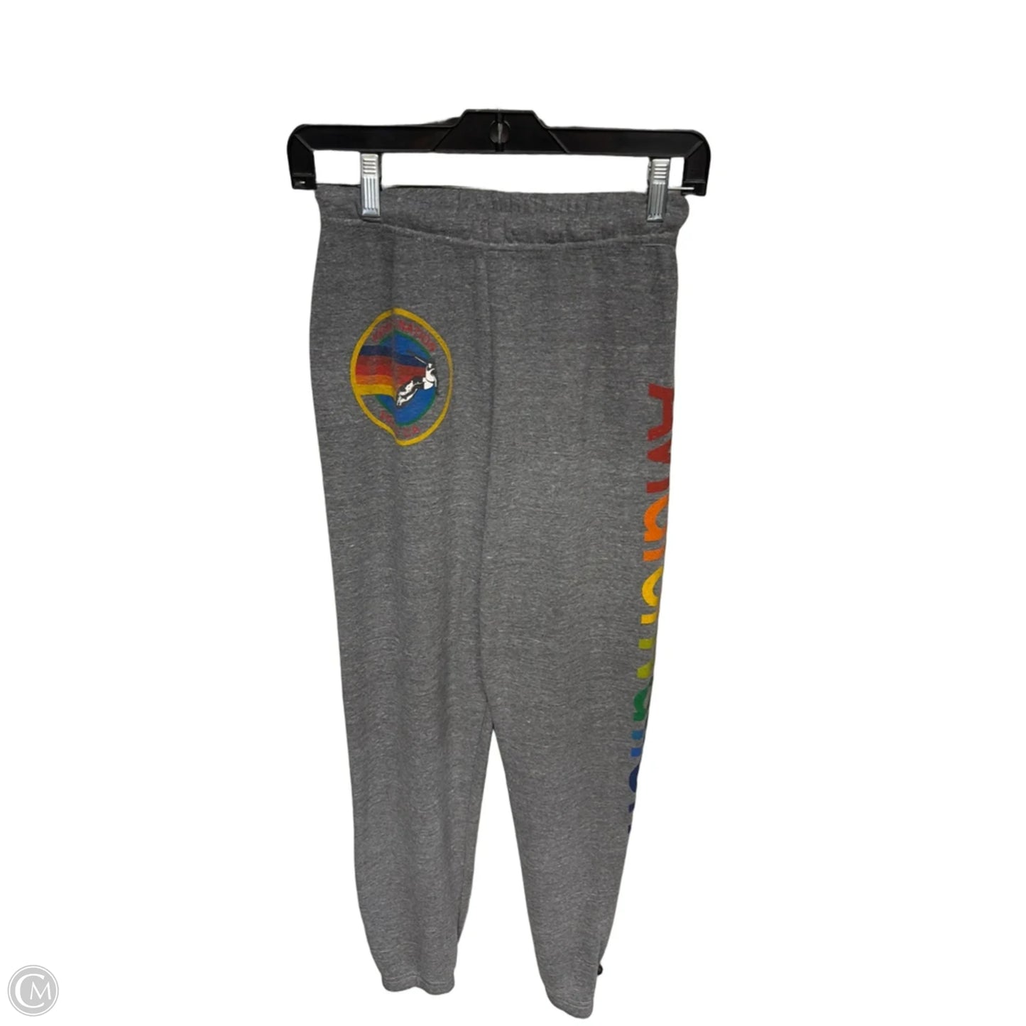 Athletic Pants By Clothes Mentor In Grey & Orange, Size: Xs